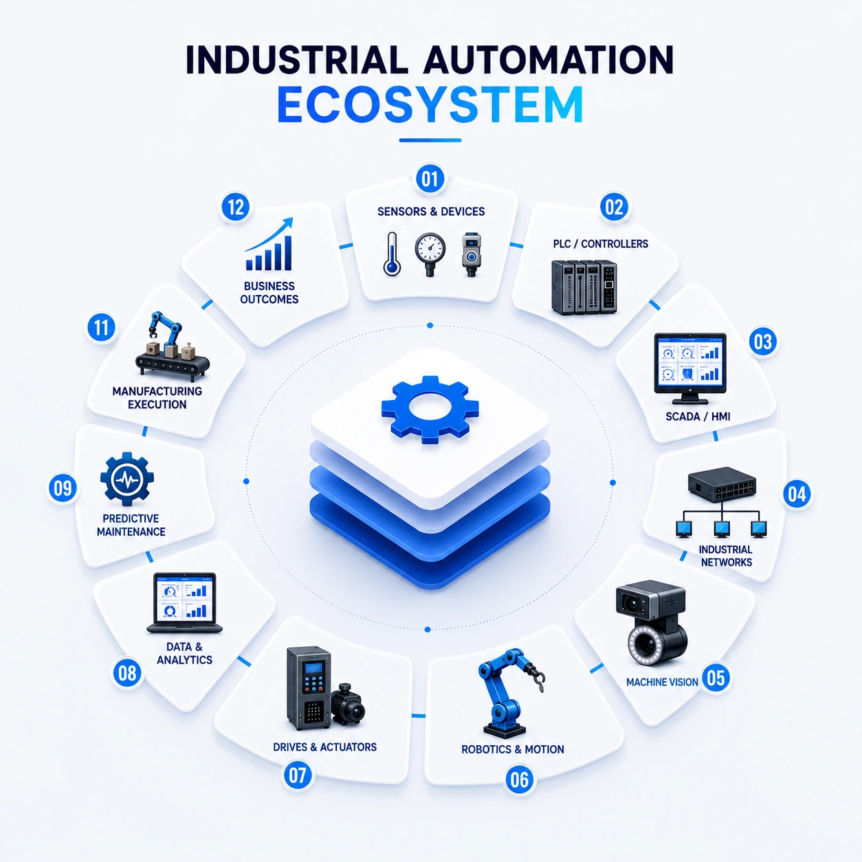 Industrial Automation Solutions - PLC, SCADA, and Smart Factory